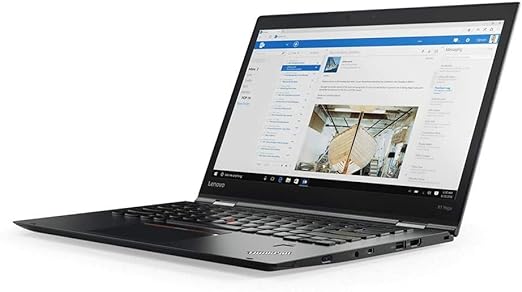 Lenovo ThinkPad X1 Yoga 3rd Gen Intel Core i7-8550U 8GB 256GB SSD Intel UHD Graphics 620 Windows 10 Pro 14-Inch FHD Touch Laptop, Black, 20LD001AAU