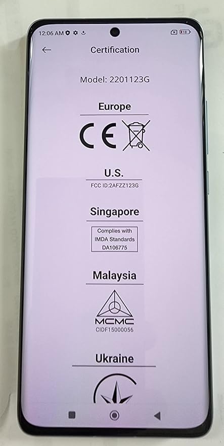 Xiaomi 12 Lite 5G + 4G LTE (256GB + 8GB) Global Version Unlocked 6.55" 108MP Triple Camera (Not for Verizon Boost At&T Cricket Straight) + (w/Fast Car Charger Bundle) (Lite Green) - Layaway AU