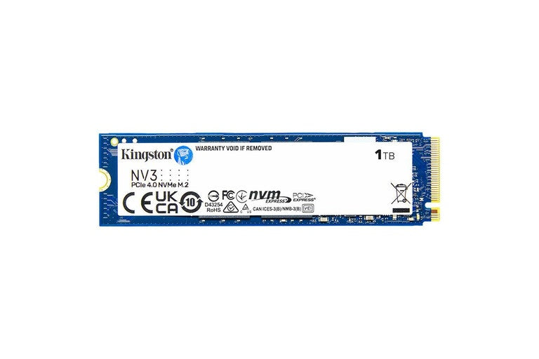 Kingston 1TB NV3 PCIe Gen4 M.2 2280 NVMe SSD (SNV3S/1000G)