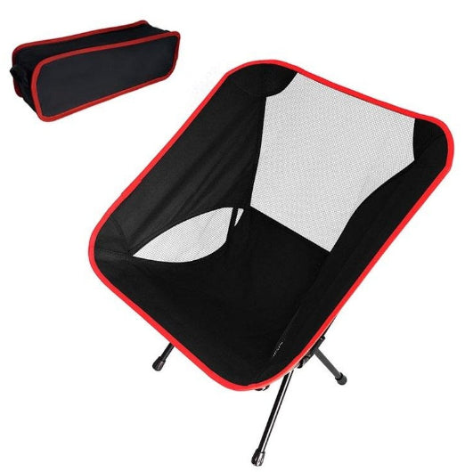 HYPERANGER: Outdoor Folding Camping Chair - Black (Small)