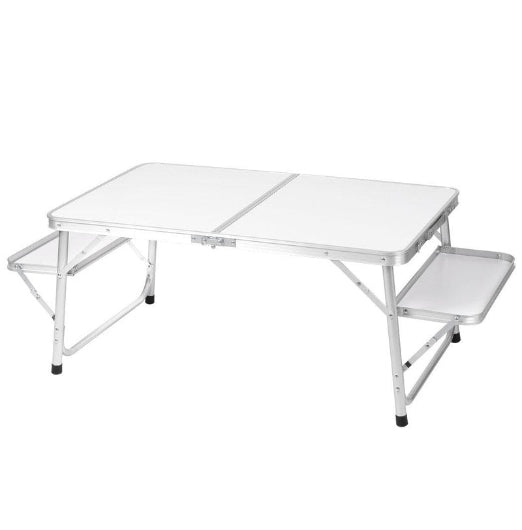 Levede Camping Table Aluminium Foldable White