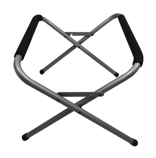 Wildtrak 45x37cm Universal Camping Steel Stand Storage For Fridge Icebox Grey