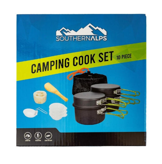 Southern Alps Camping Cook Set - 10 Piece