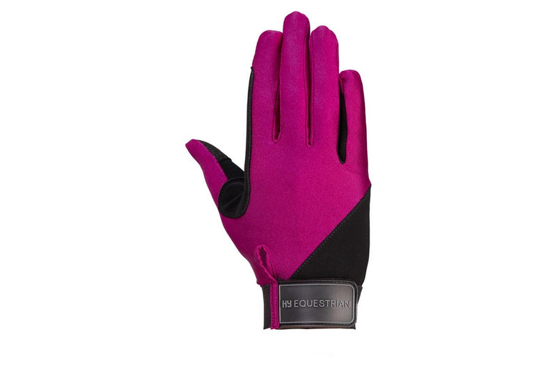 Hy Unisex Adult Riding Gloves (Purple) (S)