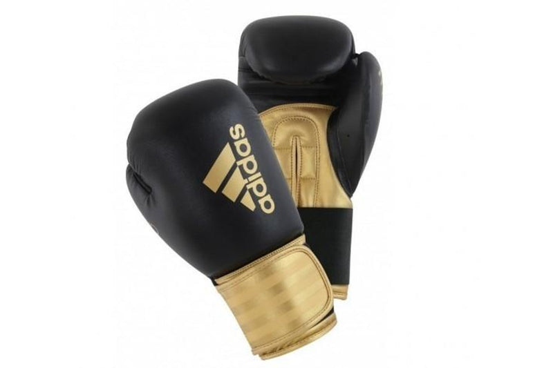 Adidas Hybrid Boxing Gloves 12oz - Black / Gold
