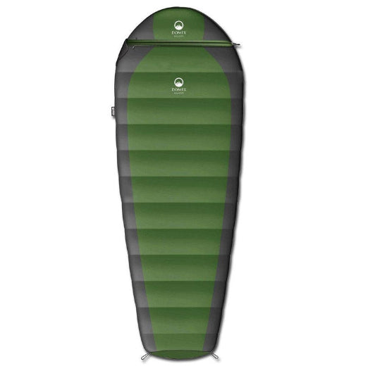 Domex -10C Halo X-Tall 220cm Down Sleeping Bag Sleep Thermal Camping Hiking GRN