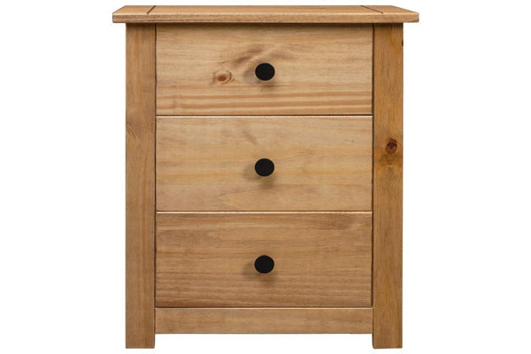 Bedside Cabinet 46X40x57 Cm Pinewood Panama Range Bedside Tables