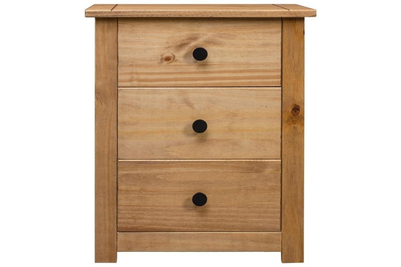 Bedside Cabinet 46X40x57 Cm Pinewood Panama Range Bedside Tables