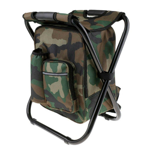 Portable Folding Backpack Chair Camping Stool Cooler Bag Rucksack Beach Fishing 150Kg Load Comb Camping Chairs