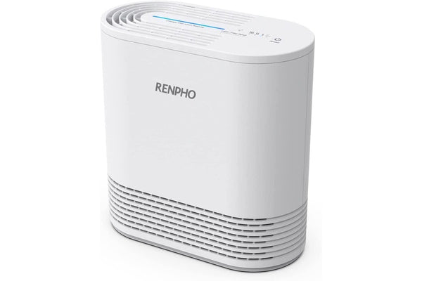 RENPHO Air Purifier for Bedroom, Portable Air Cleaner with H13 HEPA Filter, Quiet Sleep Mode, Night Light, 3 Speeds