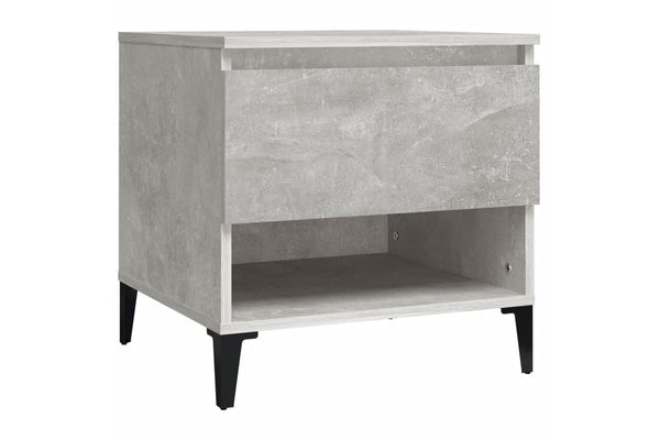 Side Table Concrete Grey 50x46x50 cm Engineered Wood vidaXL