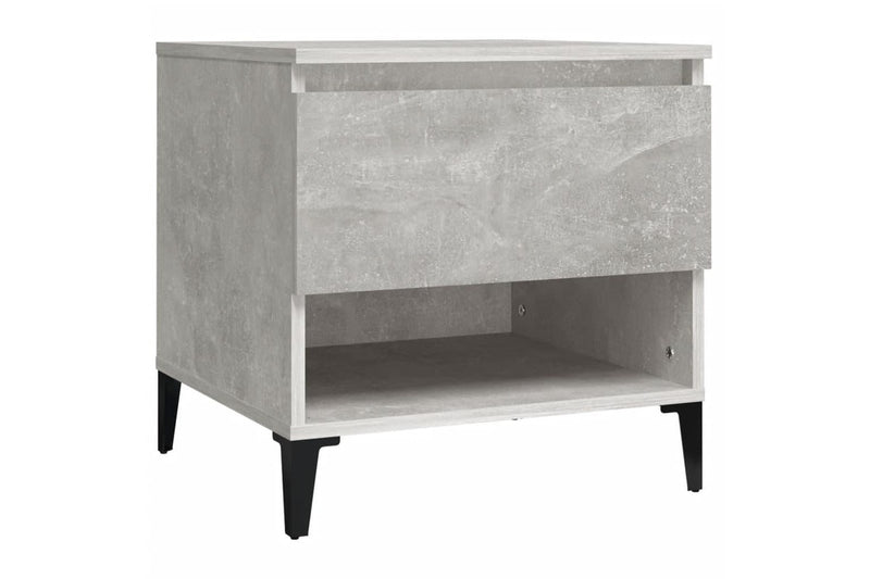 Side Table Concrete Grey 50x46x50 cm Engineered Wood vidaXL