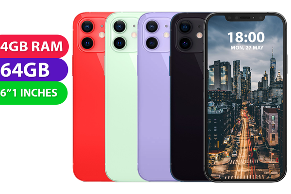 Apple iPhone 12 5G (64GB, Any Colour, Global Ver) - Refurbished - As New