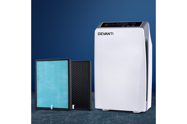 Devanti Air Purifier 4 Stage HEPA w/Replacement Filter