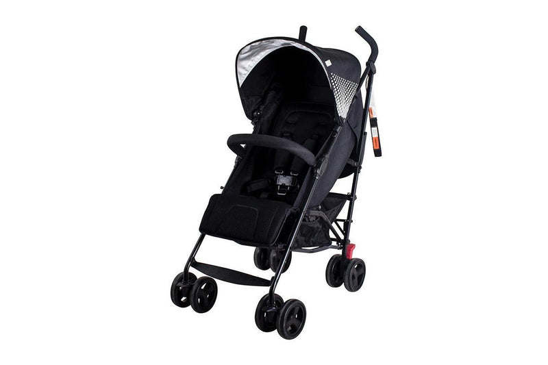 Bebe Care 107cm Mira DLX Stroller Pram Pushchair for Baby Infant Toddler Black