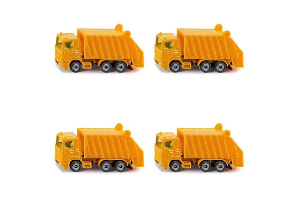 4x Siku 0811 Refuse Garbage Waste Truck Diecast Vehicle Kids Children Toy 3y+