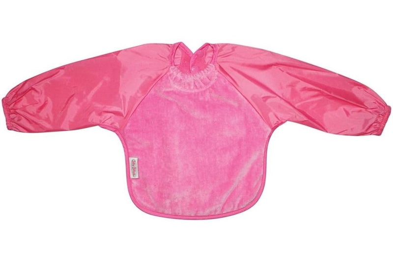 Silly Billyz: Towel Small Long Sleeve Bib - Cerise