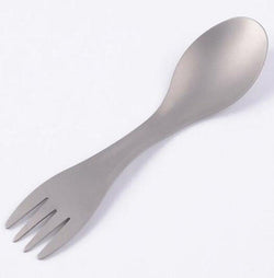 Outdoor Camping Tableware Titanium Fork Spoon Platinum Camping Cooking Utensils