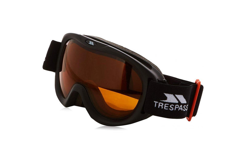 Trespass Childrens/Kids Hijinx Double Lens Ski Goggles (Matt Black Frame) (One Size)
