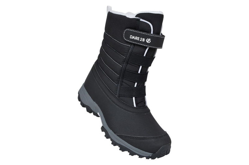Dare 2B Childrens/Kids Skiway II Snow Boots (Black/White) (11 Child UK)