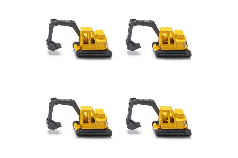 4x Siku 0801 Excavator Diecast Construction Vehicle 68mm Kids Children Toy 3y+