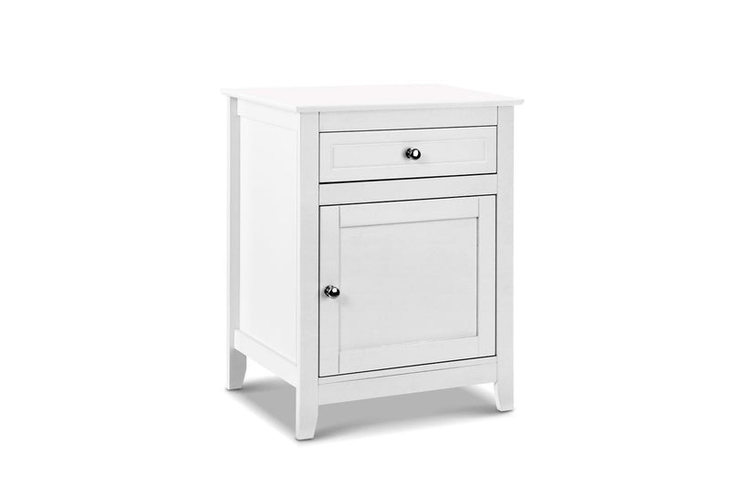 Artiss Bedside Tables Side Table Drawers Nightstand White