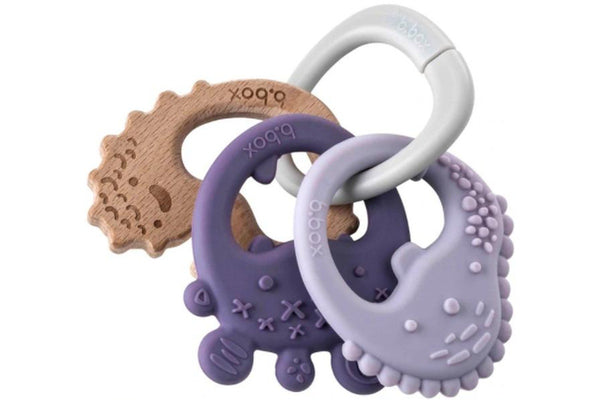 b.box: Trio Teether - Peony