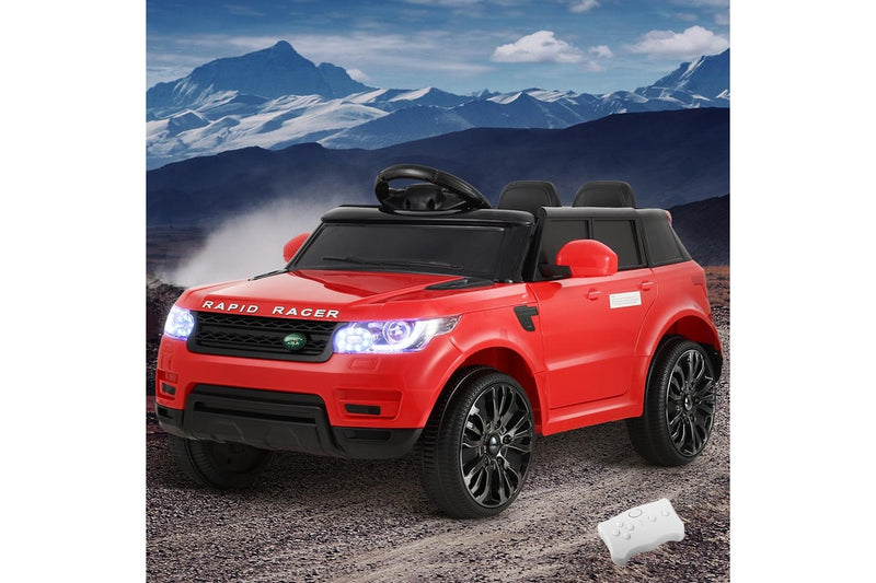 Rigo Kids Electric Ride On Car SUV Range Rover-inspired Cars Remote 12V Red