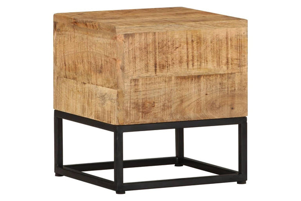 Side Table 30x30x33 cm Rough Mango Wood vidaXL