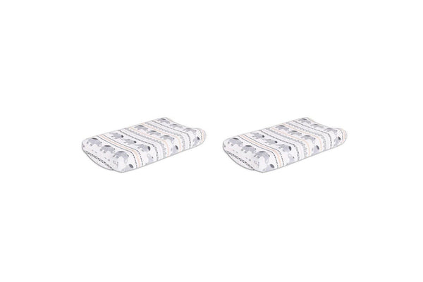 2x The Peanutshell Boho Baby Infant Change Pad Cover 81cm Nursery Home Bedding
