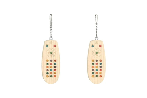 2x Nature Island TV Remote Controller Bird Parrot Pet Interactive Chew Fun Toy