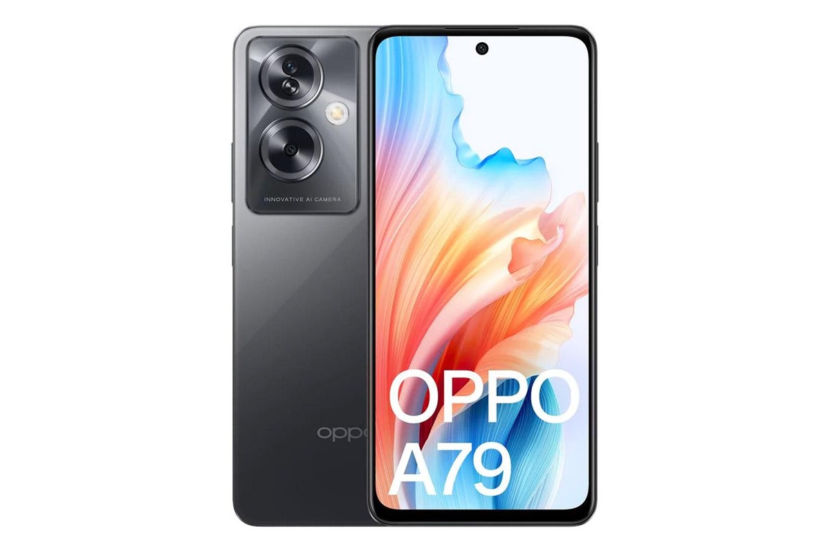 OPPO A79 5G (Dual Sim, 128GB/4GB) Black [Certified Refur] - Excellent