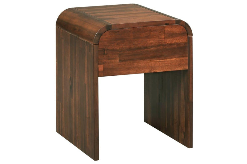 Nightstand 41.5X42x52 Cm Solid Acacia Wood Bedside Tables