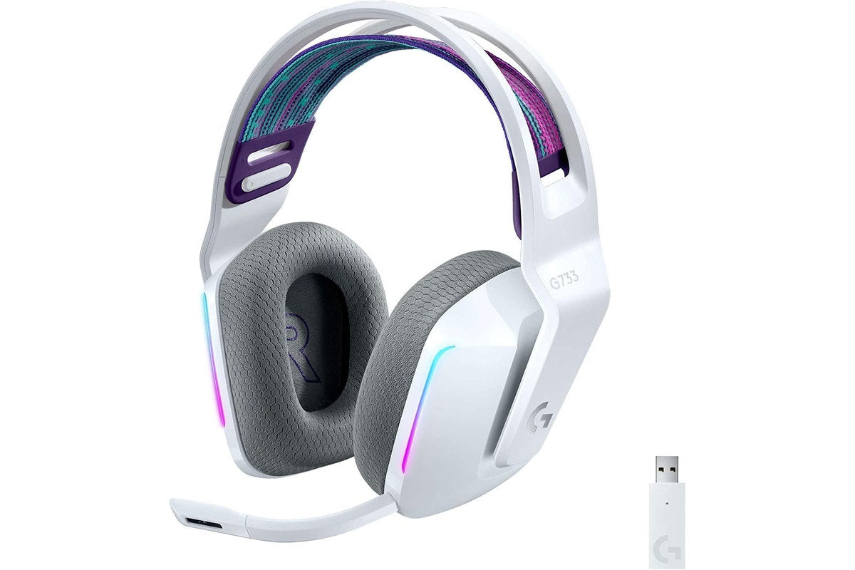 Logitech G733 LIGHTSPEED Wireless RGB Gaming Headset - White
