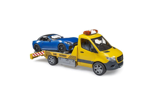 Bruder 1:16 Mercedes G3 Sprinter Transporter Vehicle w Roadsters Sirens Toy 4y+