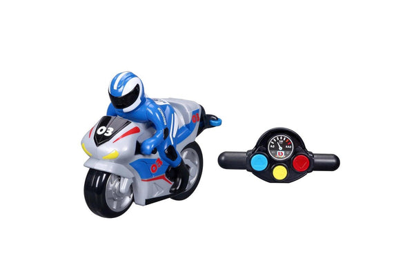 BB Junior My 1st Radio Control 21cm Motor Bike Spin & Stunt Kids Toy 2-5y Assort