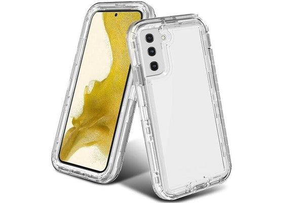 For Samsung Galaxy S22 Plus Transparent Defender Slim Polycarbonate Case Cover (Clear)