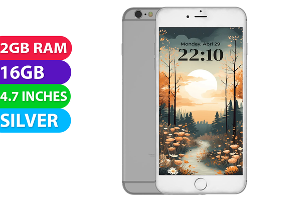 Apple iPhone 6s (16GB, Silver, Global Ver) - Excellent - Refurbished