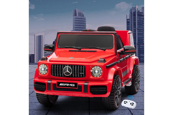 Kids Electric Ride On Car Mercedes-Benz Licensed AMG G63 Toy Cars Remote Red