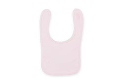 Larkwood Baby Unisex Plain & Contrast Bib (Pale Pink) (One Size)