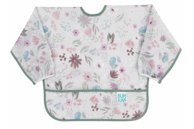Bumkins: Waterproof Sleeved Bib - Floral