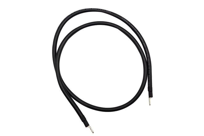 1.5m 2AWG Connector Cable Power Wire Black M8 Lug On Both Ends Superior Corrosion Resistance Inverter Car RV Marine