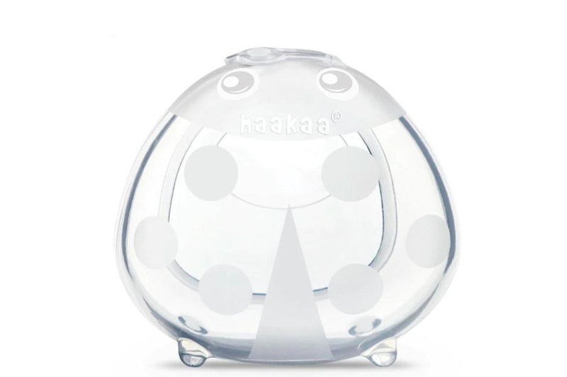 Haakaa: Silicone Breast Milk Collector Ladybug - Blue (2 piece)