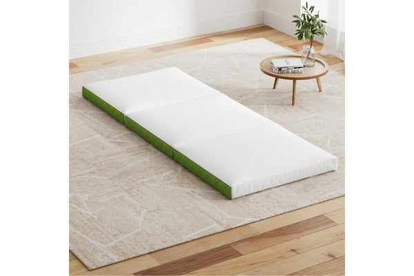 Giselle Bedding Foldable Mattress Folding Foam Trifold Green