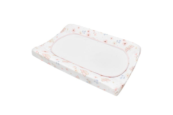 Living Textiles Infant Baby Cotton Change Pad Cover Liner Set Butterfly Garden