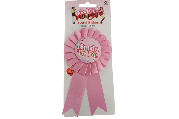 Amscan Bride To Be Award Ribbon (Pink) (One Size)