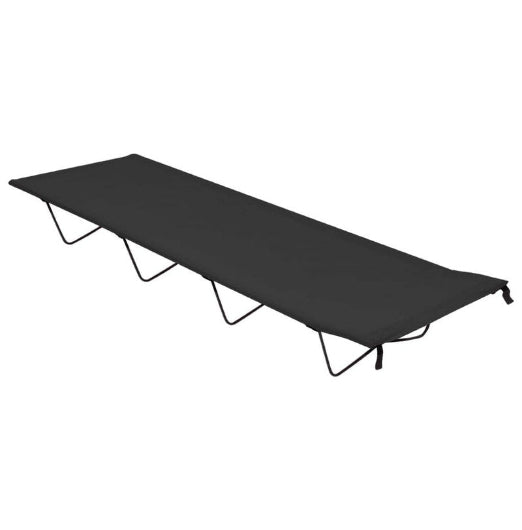 Camping Bed 180x60x19 cm Oxford Fabric and Steel Black vidaXL