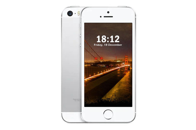 Apple iPhone 5S 16GB Silver - Excellent - Refurbished