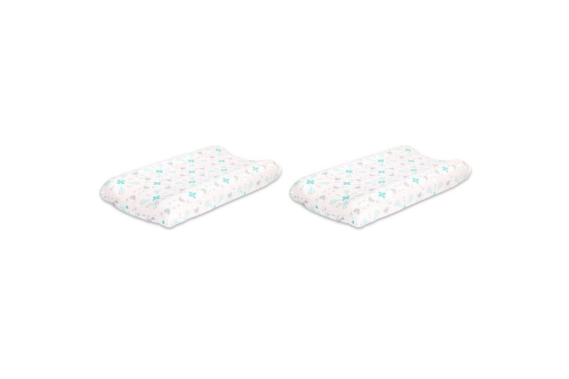 2x The Peanutshell Little Llama Diaper Change Pad Cover Sleeve Protector 81x40cm