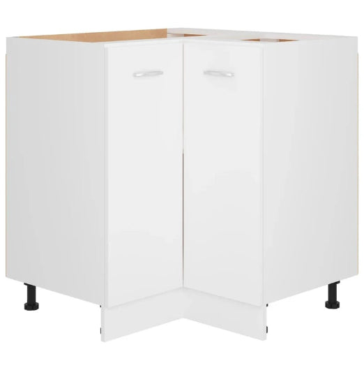 Corner Bottom Cabinet White 75.5x75.5x81.5 cm Engineered Wood vidaXL
